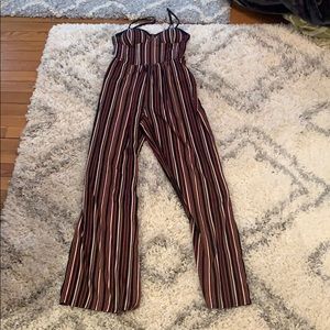Striped jumpsuit